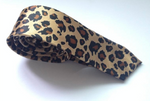 Leopard Print Skinny Tie